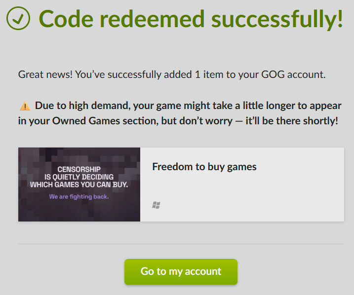 vols (@volerond) on Twitter photo gogのfreedomtobuygamesはVPN接続しないと有効化できない。 gogのfreedomtobuygamesはVPN接続しないと有効化できない。