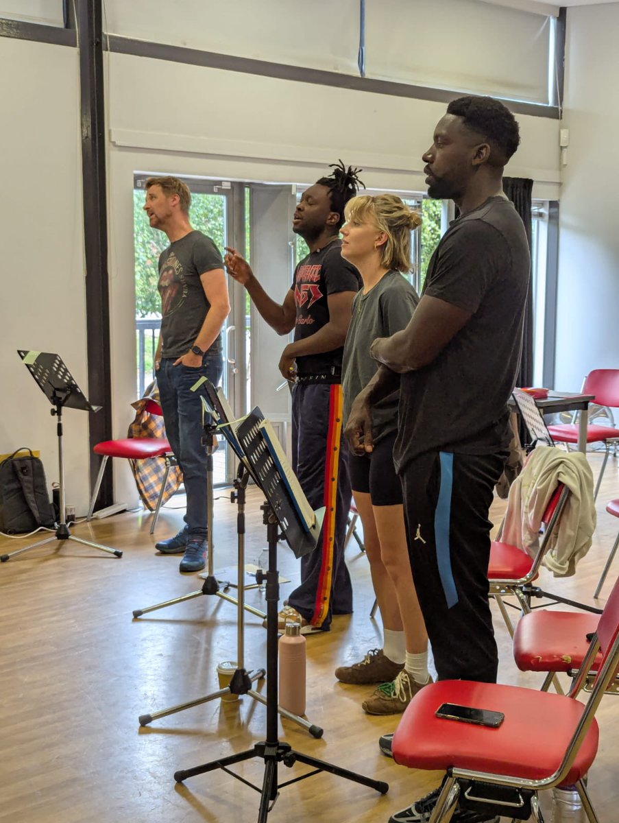 SwhiteNotts's tweet photo. Week 1 - Directing  the R&amp;D of a  new musical ‘ Forgiven’ by SB Cole https://t.co/81i0Hh7SCT