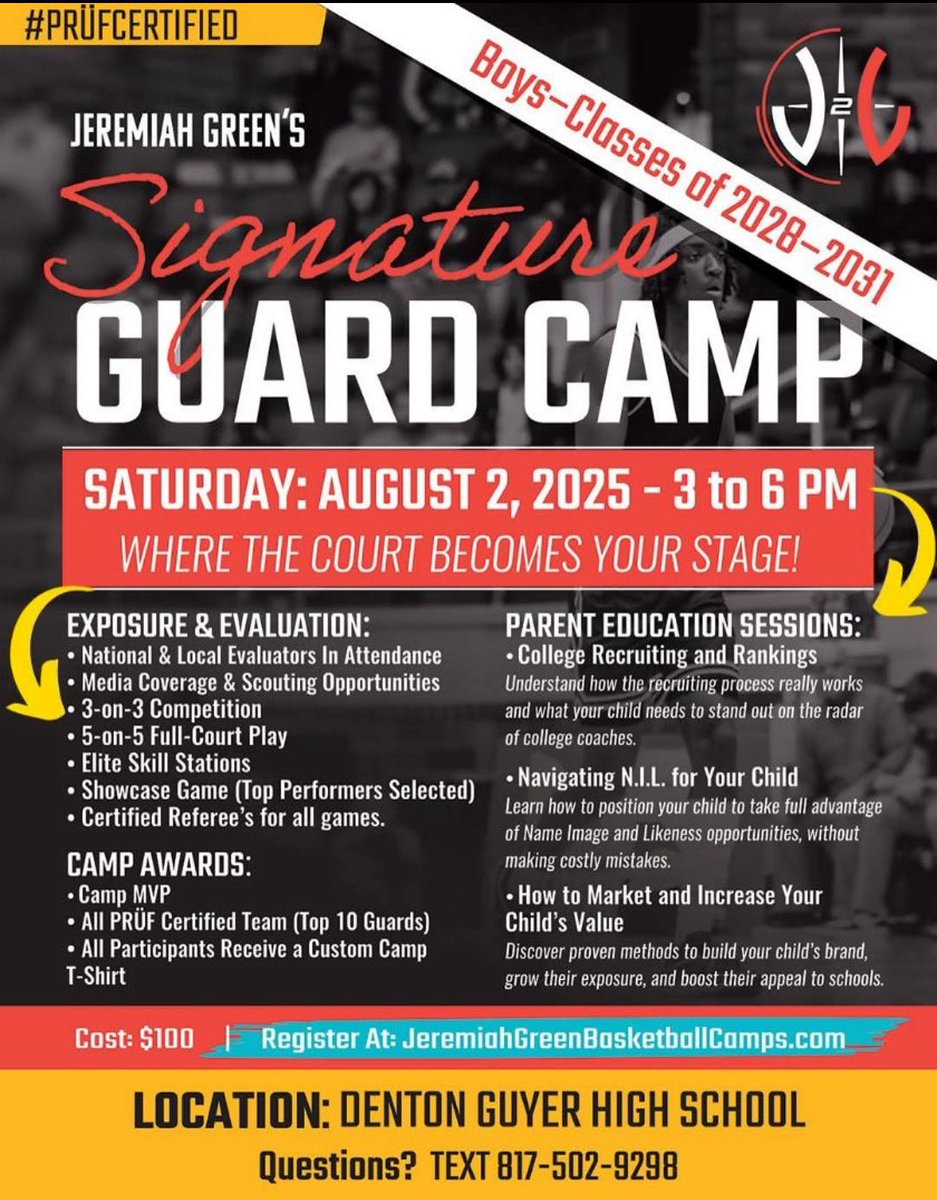 DG (@davidghoops) on Twitter photo Jeremiah Green’s Signature Guard Camp runs tomorrow 3pm-6pm @ Denton Guyer HS . Great development and exposure opportunities for the players <a href="/leegreenbb/">Lee Green Basketball</a> @ani_umana <a href="/Ballislife/">Ballislife.com</a> <a href="/_proinsight/">Pro Insight</a> <a href="/theplayerstribe/">TPT</a> Jeremiah Green’s Signature Guard Camp runs tomorrow 3pm-6pm @ Denton Guyer HS . Great development and exposure opportunities for the players <a href="/leegreenbb/">Lee Green Basketball</a> @ani_umana <a href="/Ballislife/">Ballislife.com</a> <a href="/_proinsight/">Pro Insight</a> <a href="/theplayerstribe/">TPT</a>