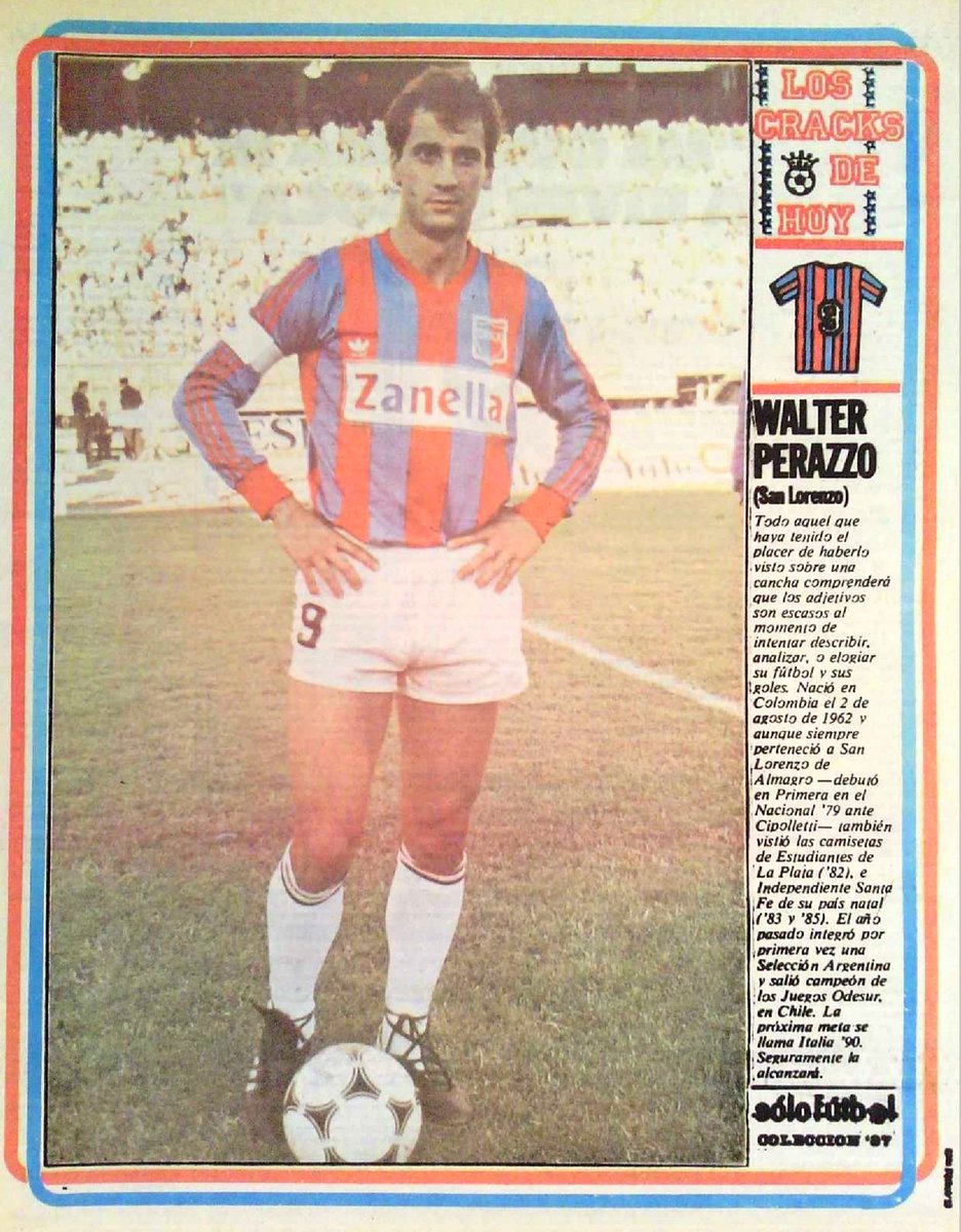 SanLorenzoFotos's tweet image. 🎶 Flaco no te vayas, flaco vení; miralo a Perazzo, parece Platini 🎶

Feliz cumpleaños, Walter querido!