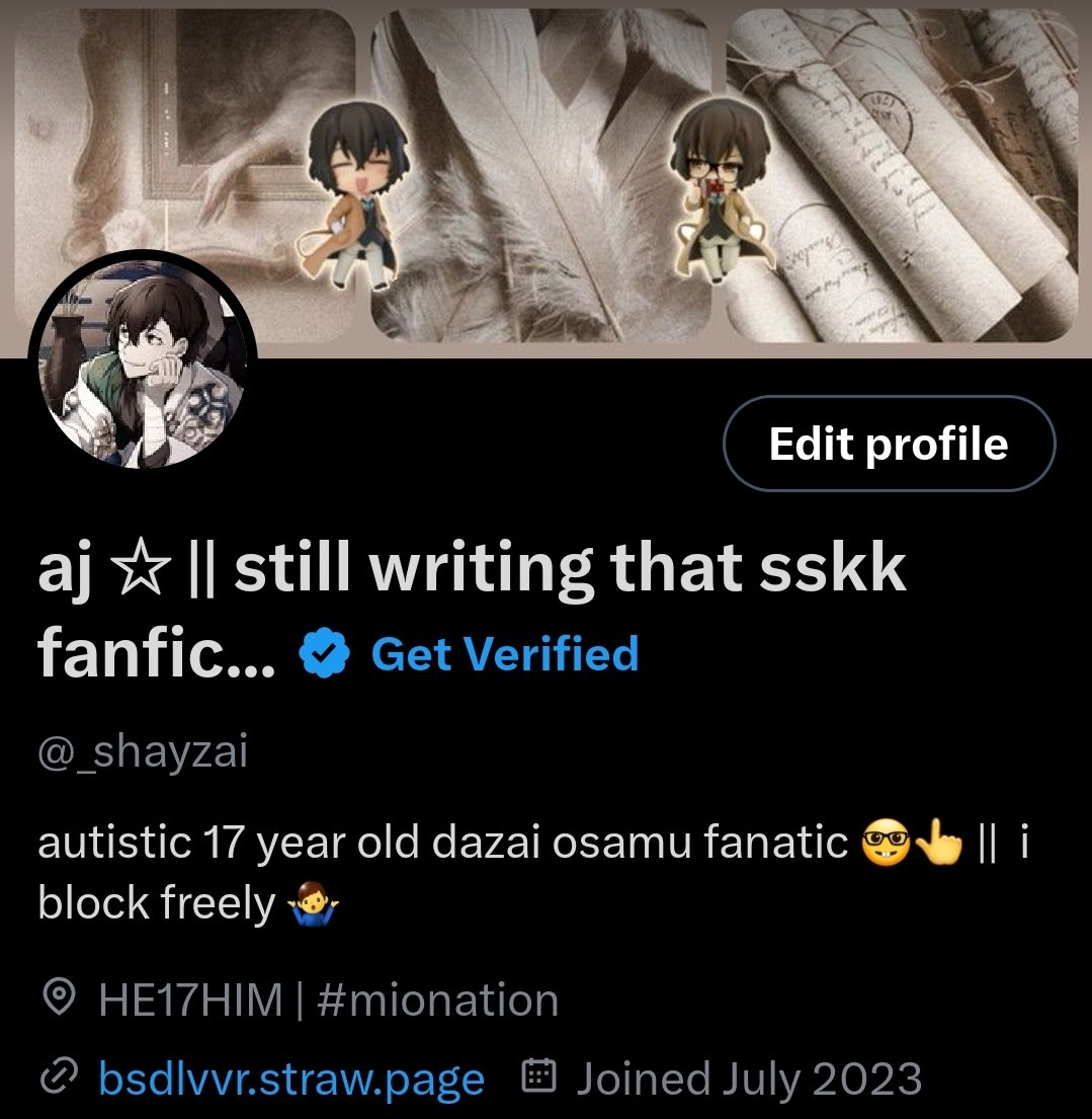 aj ! || no longer writing that sskk fic tweet media