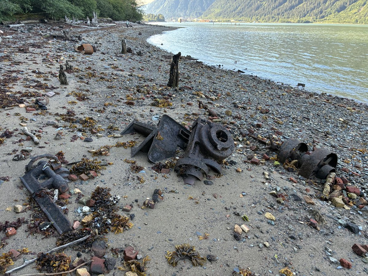 Mining artifacts discovered on my walk this afternoon.
#Juneau #Alaska #Mining #History