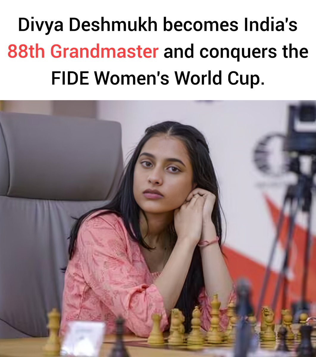 Divya Deshmukh Chess Queen 👸