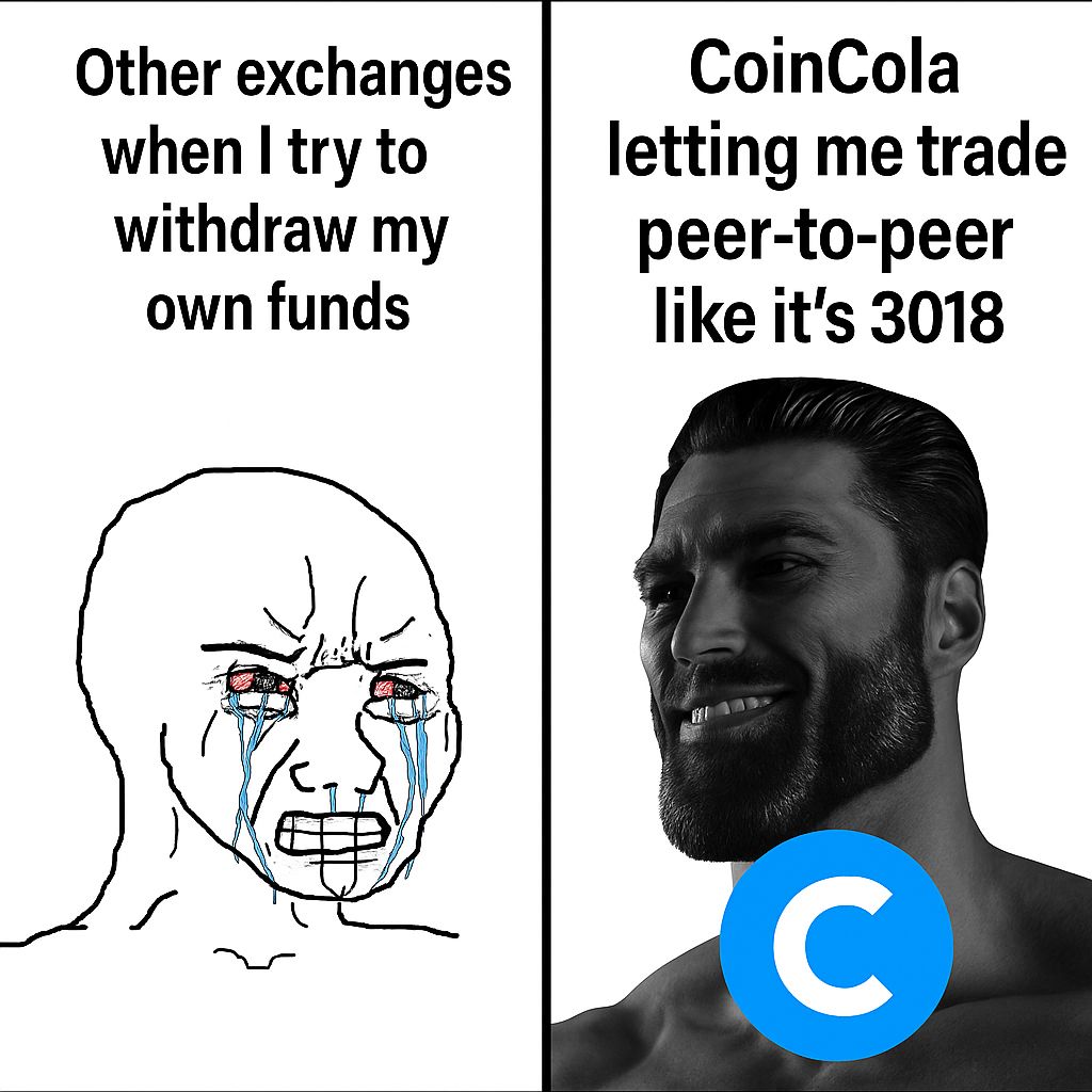 daloverboyy's tweet photo. Here's my meme
Hopefully I win
#CoinColaMemeContest #CryptoMeme #WinWithCoinCola https://t.co/gEk0j6kWhE