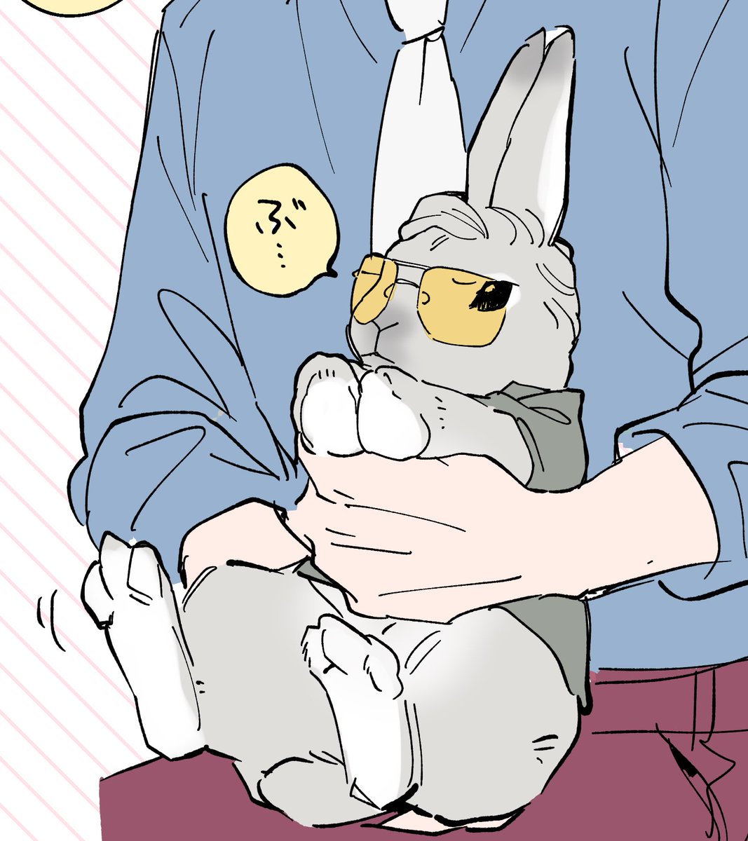 信よりもｳｻｷﾞｭﾝﾌｫﾝをアップで見てほしい🐰