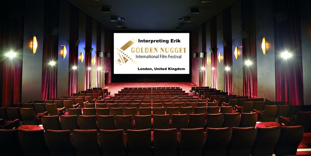 Woohoo... #Best #Feature #Documentary ... #LONDON, #UK!
INTERPRETING ERIK #Golden Nugget #International #Film #Festival 
Donald D'Haene &amp; my team in this London, #Canada thanks U!