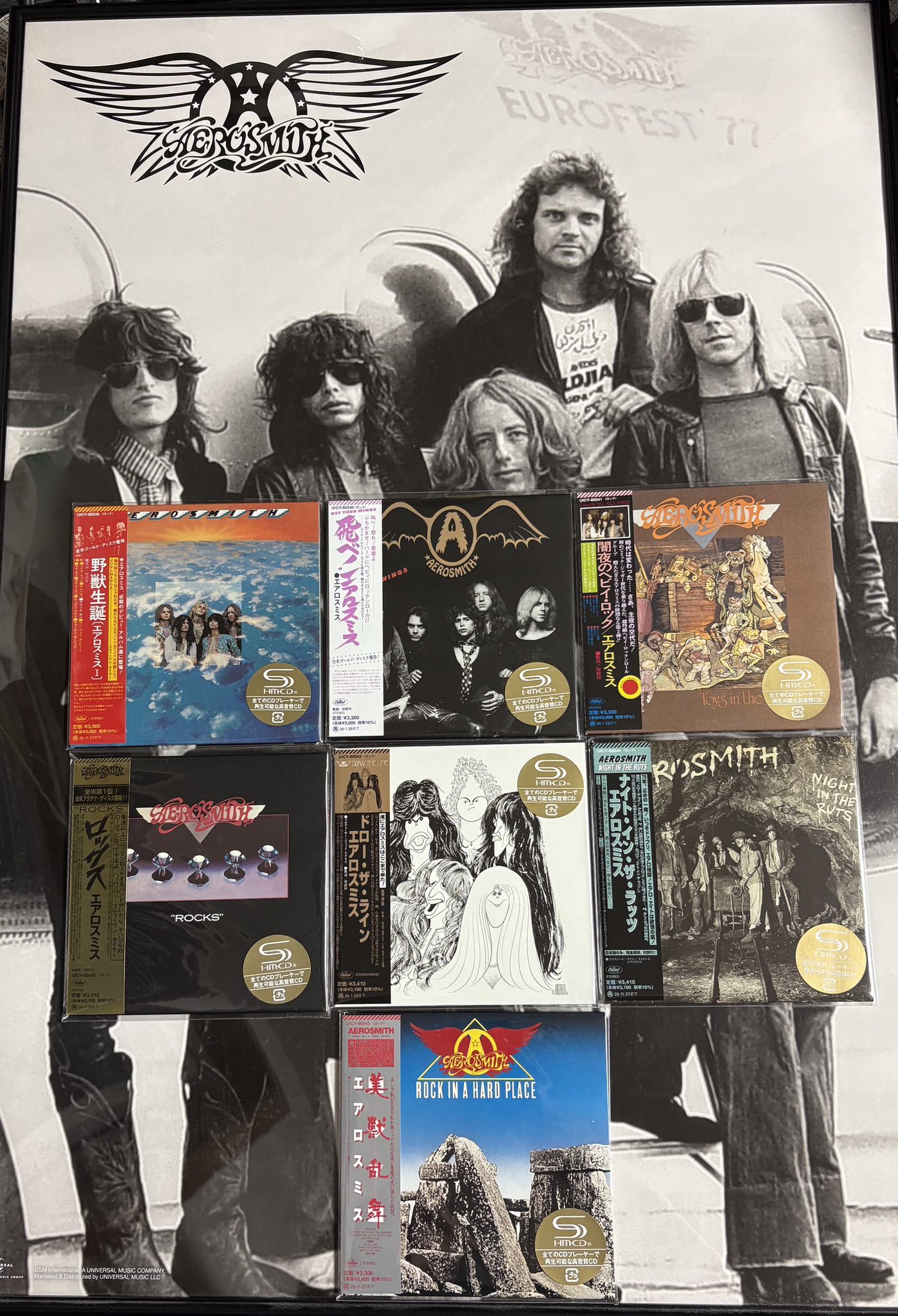 LIVE引退発表！レア！AEROSMITH エアロスミス⭐︎直筆サイン&おまけ付 2025年最新】エアロスミス サインの人気アイテム - メルカリ