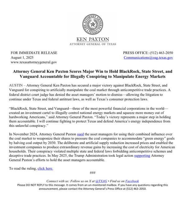 🔥If you have been following me for a while... I have already talked your ear off about this... but let's roll with it... 
What Ken Paxton just announced is the exposure of what is stated below... this is piecemealed from over a dozen key posts I have made over the years... hold