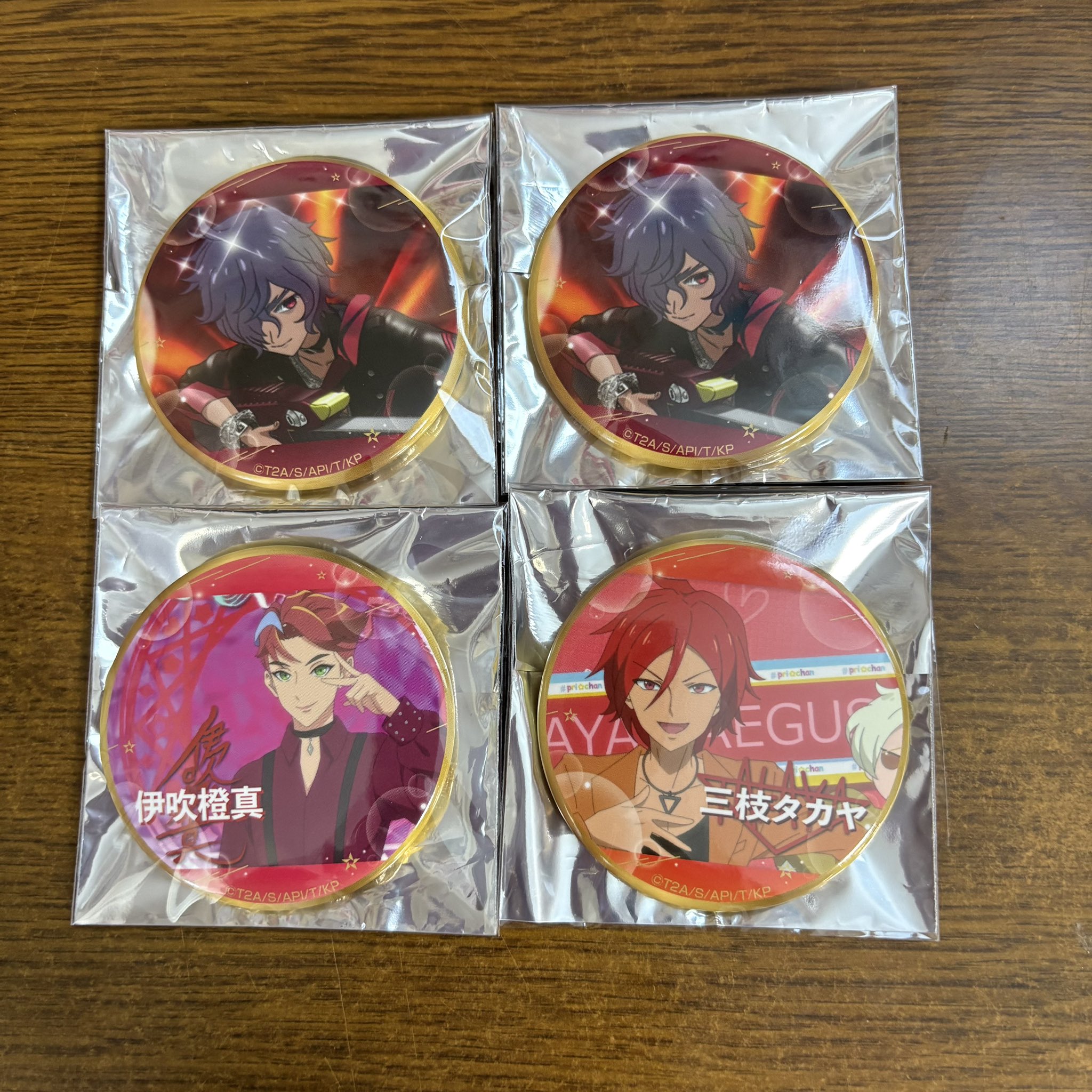 キンツア キンプリ プリマジ 橙真 ルヰ シンヤ タカヤ アユミ 缶バッジ わかチ（わっかん） on X: 