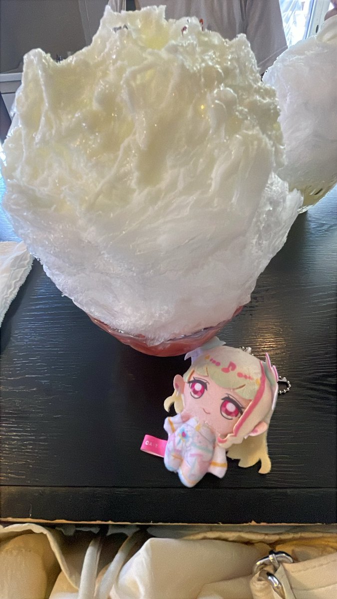 2、3年ぶりのかき氷
〜キュアズキューンを添え〜