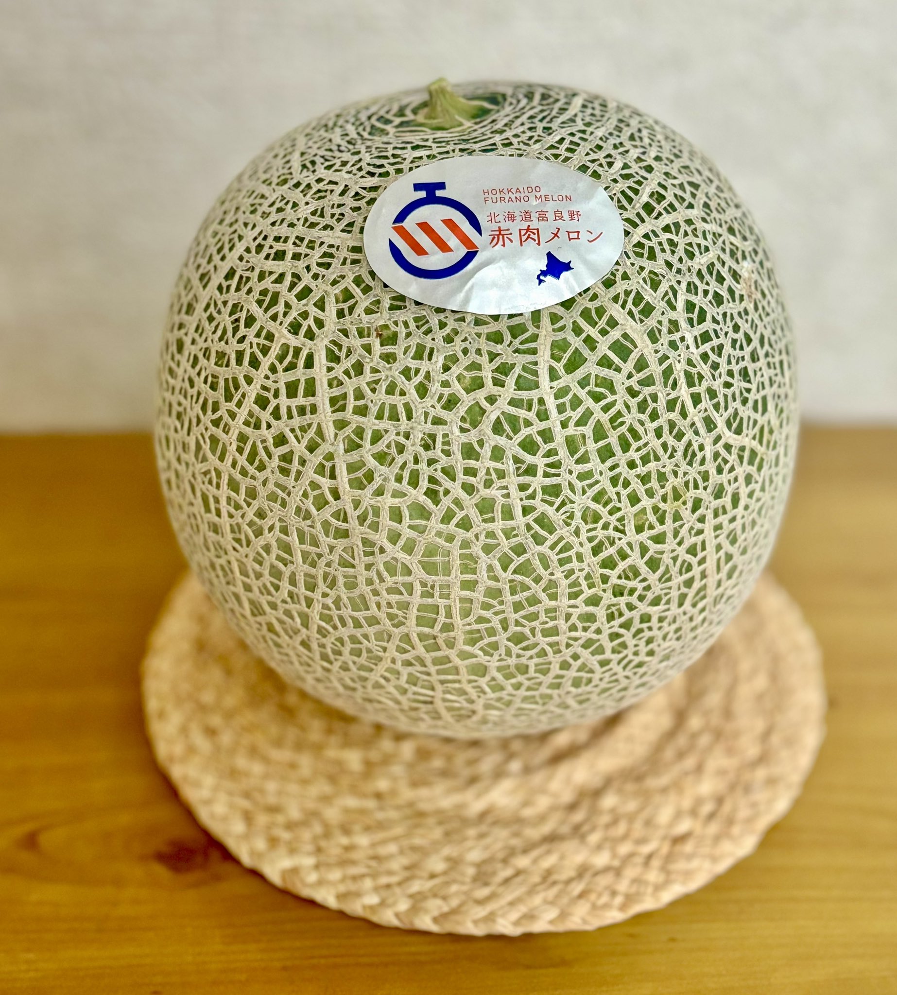 メロン 千葉県産 アクアメロン Lサイズ2個入り【お届け期間:7/3(木)〜8