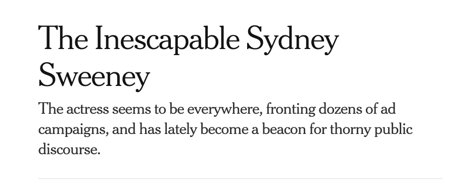 CynthaGp's tweet photo. Hey @nytimes, I think there's a typo here—an extra t in the antepenultimate word of the sub-headline https://t.co/cNgYXnCeY1
