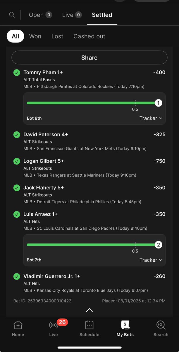 LILBIT6504's tweet photo. @CodyBrownBets Cash money thx Cody https://t.co/oGrzfF9rc5