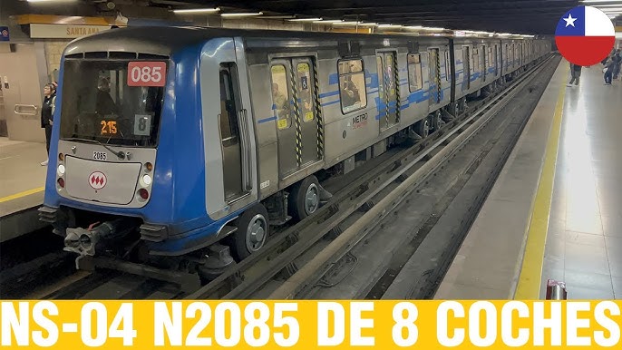 Klrmx205's tweet photo. @aleinadnat Es el Metro de Santiago. Tren NS-04 de Linea 2 https://t.co/NT2x98S2v2