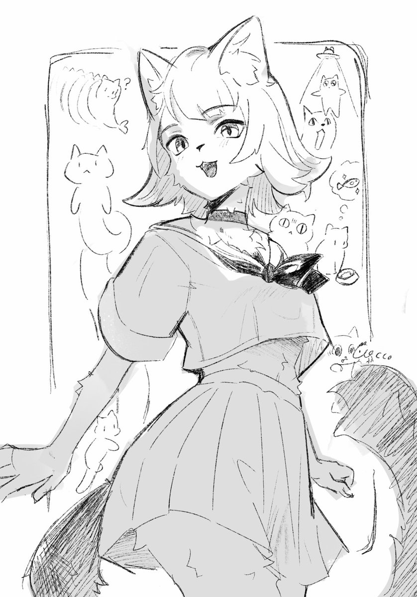 この鉛筆っぽいペンいいかも🐈‍⬛