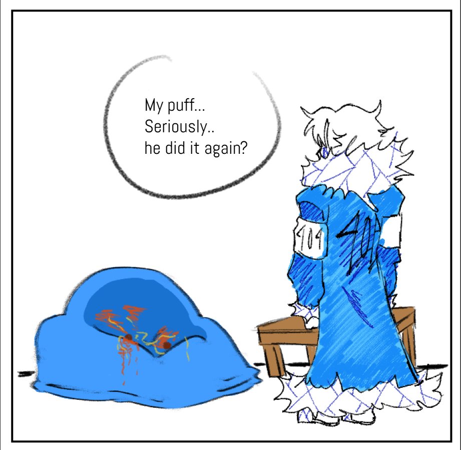 Miss_Saigai's tweet photo. 404 and Betsi 

It might be poorly translated, and if that's the case, I'll correct it later. I'll also upload the Spanish version.
#sans #undertaleAus #alphatale  #Error404Sans https://t.co/oWazJsARAJ
