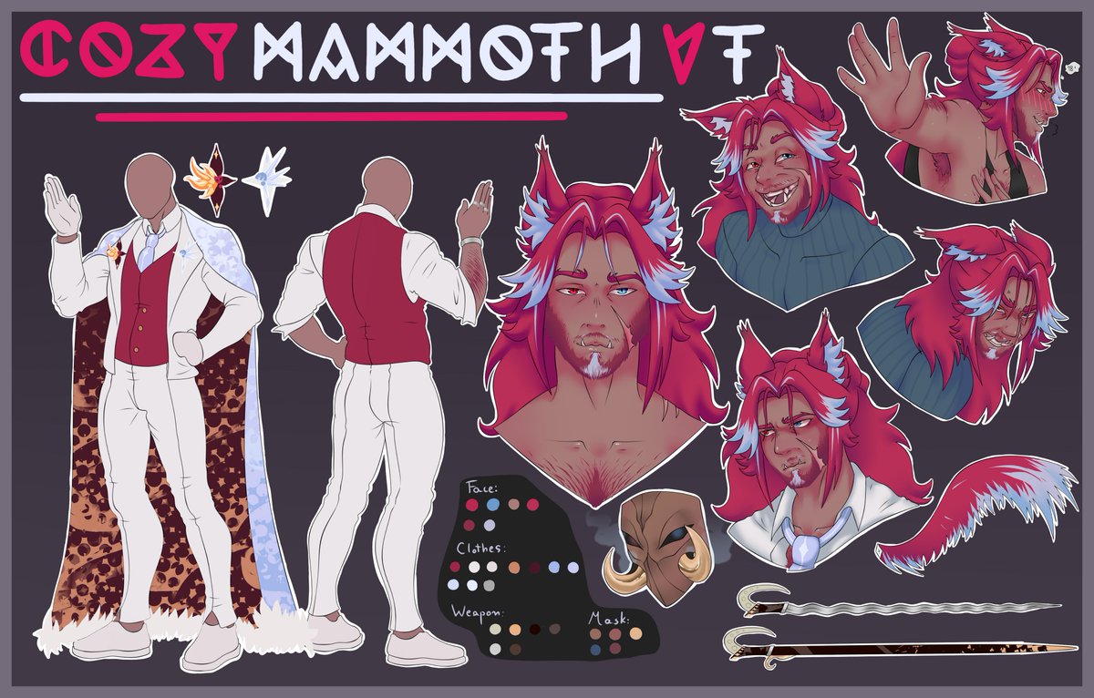 CozyMammothVT🦣Mammoth King 👑PRE DEBUT EN VTUBER tweet media