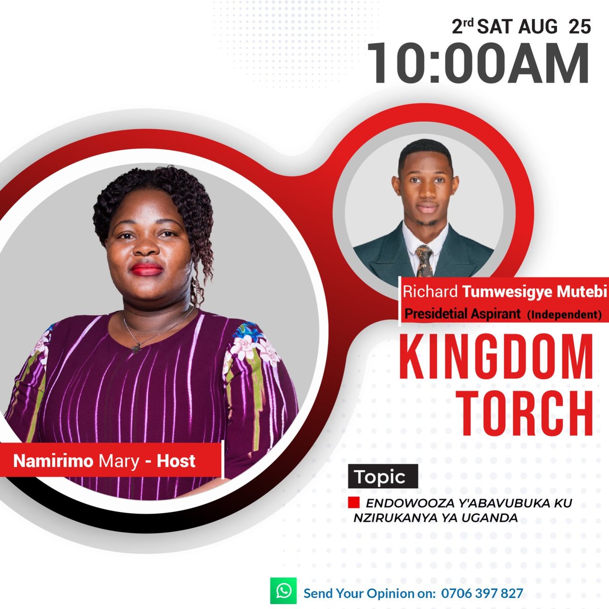 🚨We are going live at exactly 10AM at <a href="/KingdomTVUganda/">KINGDOM TV</a> 🔥