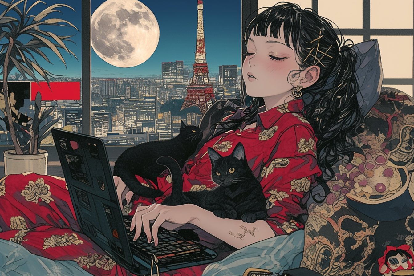 絵画 。手描き【部屋で楽しく遊んでいるかわいい猫たち】 NAKAGAWA Hirokazu 動遊楽 on X: 