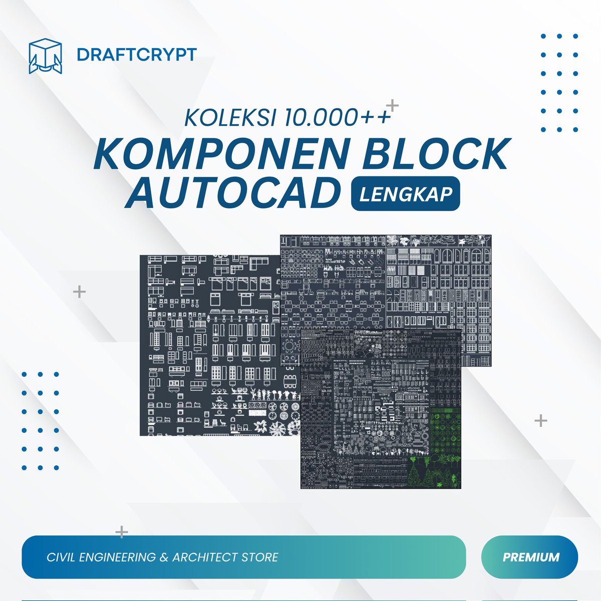 draftcryptid's tweet image. Kumpulan Komponen Autocad Lengkap Format DWG

Download Block Autocad lengkap Disini
bit.ly/446K0SK

 Data Teknik Sipil &amp;amp; Arsitektur Lainnya. Gratis disini! (lynk.id/draftcrypt) Klik &amp;amp; Scroll Paling Bawah

#Engineering #TeknikSipil #Arsitektur #Gratis #BLOCKAUTOCAD