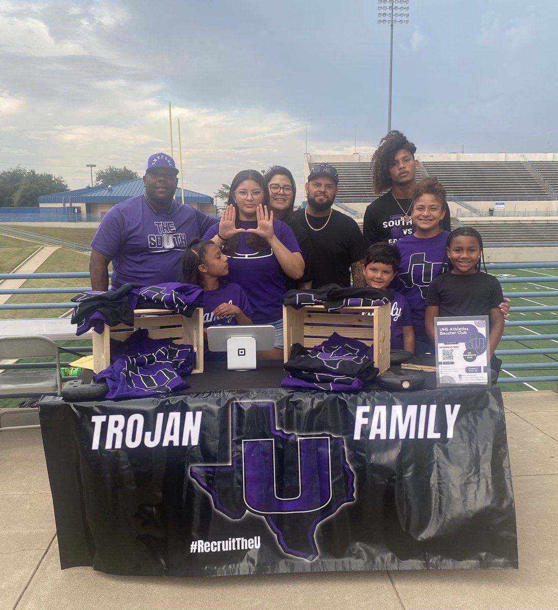 Even though the Community Pep Rally was cancelled due to inclement weather conditions, our Trojan Fam was there to represent. #ItsAllAboutTheU #WISD #PepRally