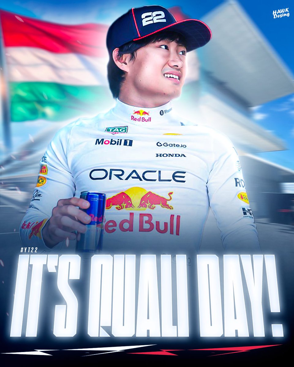🚨IT'S QUALI DAAYYYYY! GOOD LUCK YUKI 🙏#YT22 #HungarianGP