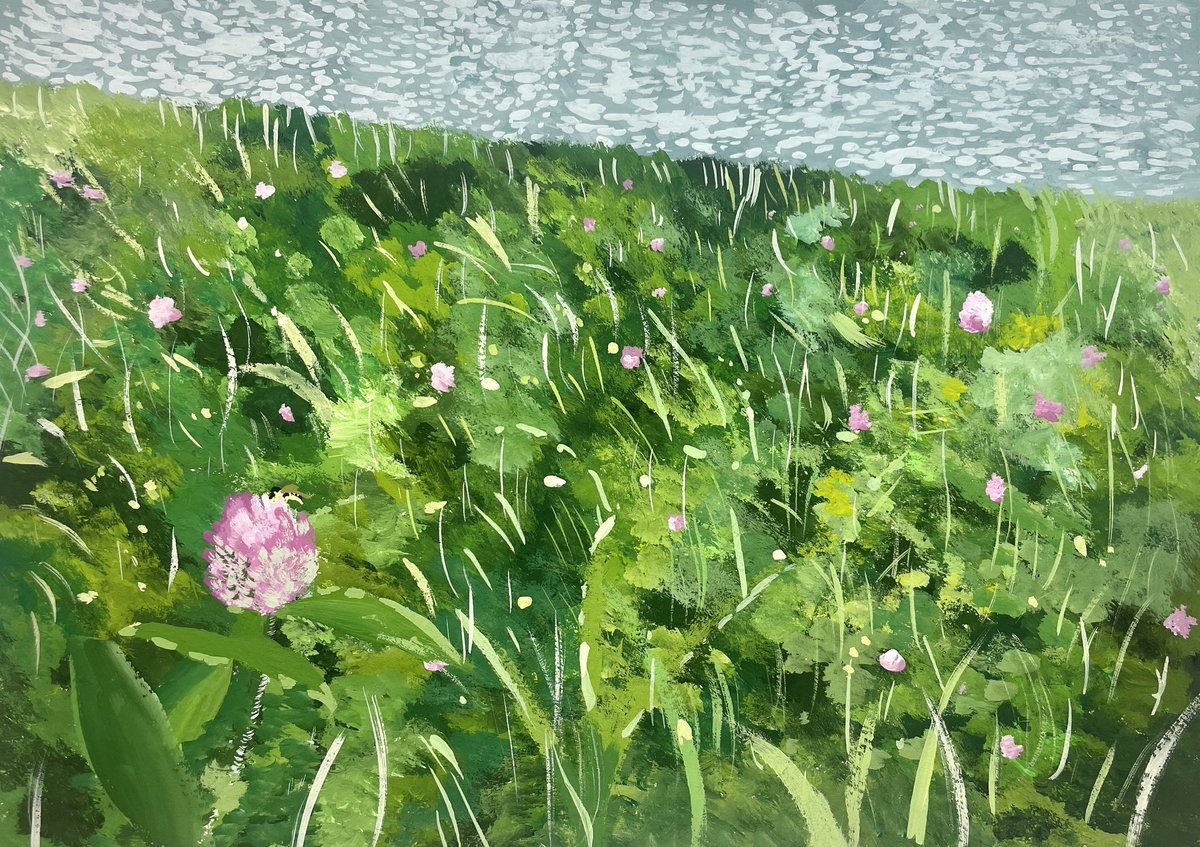 y_kitty_leon's tweet photo. カレンダー用に描いた風景画達。キャラの登場しない絵を描くと何だか物足りないような不安な気持ちもあるけど、どれも思い入れのある場所の絵でええやんとなった🥹🩵 https://t.co/pTYgYk4tPT