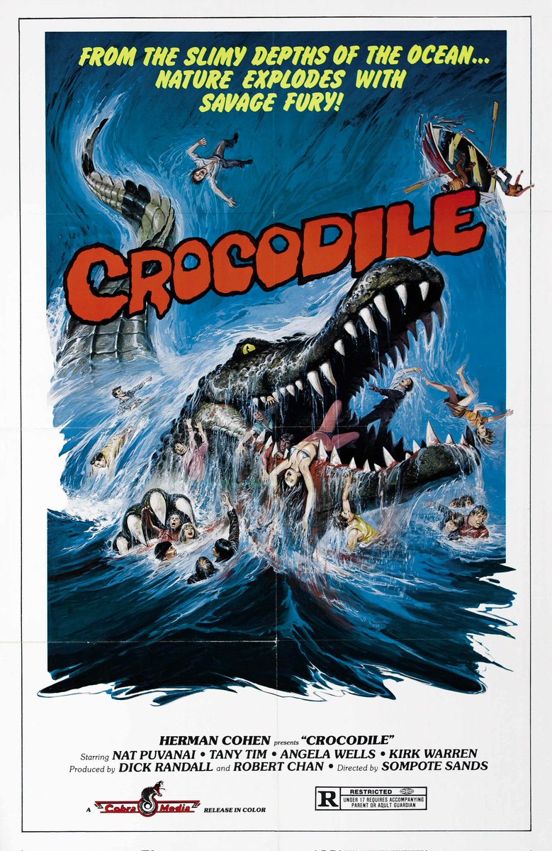 HORROR ADDICTS (@horroraddictstv) on Twitter photo We're in the deep water now with <a href="/therealjoebob/">Joe Bob Briggs</a> as #TheLastDriveIn goes into a gater death roll with the second film #crocodile 🐊 hope my fellow #MutantFam can swim! <a href="/kinky_horror/">Diana “Darcy the Mail Girl” Prince 🤠💌</a> your croc costume is too cute! <a href="/Shudder/">Shudder</a> We're in the deep water now with <a href="/therealjoebob/">Joe Bob Briggs</a> as #TheLastDriveIn goes into a gater death roll with the second film #crocodile 🐊 hope my fellow #MutantFam can swim! <a href="/kinky_horror/">Diana “Darcy the Mail Girl” Prince 🤠💌</a> your croc costume is too cute! <a href="/Shudder/">Shudder</a>