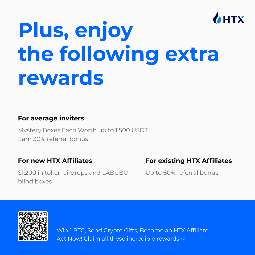 🚀1 BTC Grand Prize & 180,000 USDT in Crypto Gifts! 🔹Win massive rewards  with HTX: • Create your Custom Invitation Code → Enter the lucky draw to  win 1 $BTC • Grab