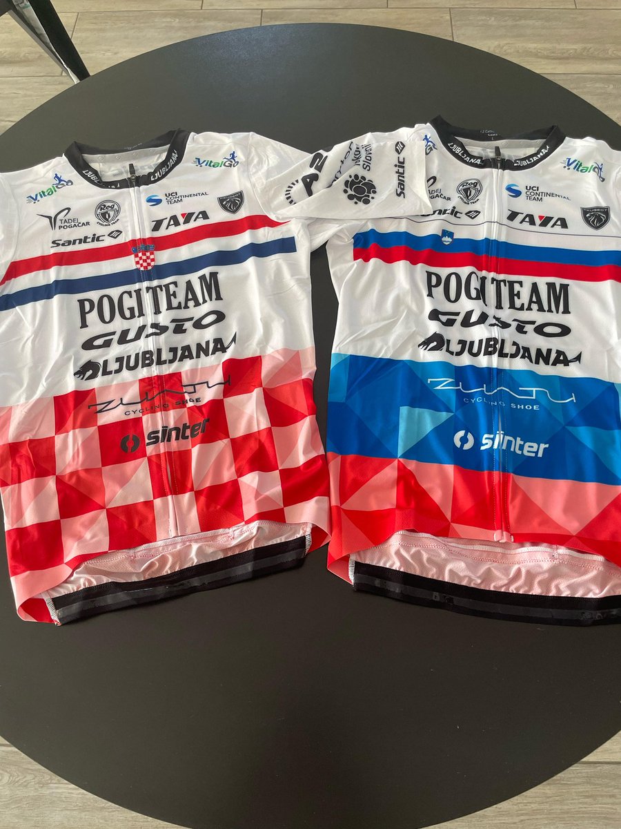 LGSCyclingTeam's tweet image. Two jerseys from Santic Cycling to honour two great victories of our cyclists.
#addingvalue #daretobedifferent #crackthelid