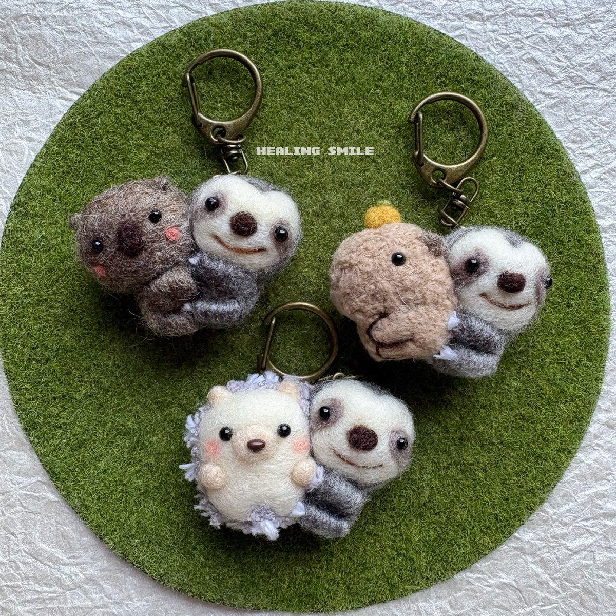 かほ。@羊毛フェルト雑貨🐏HEALING SMILE☺︎ (@kaho_handmade) / X
