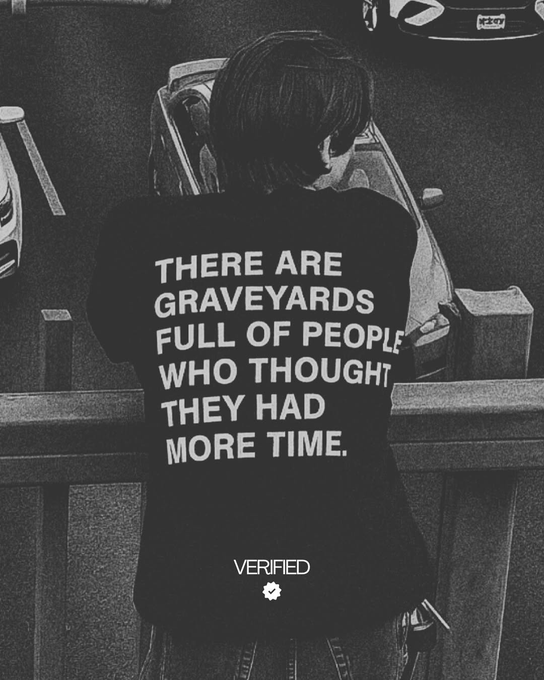 There is no tomorrow