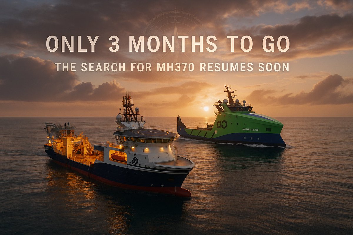 dave (@dyork55) on Twitter photo Just a reminder to everyone in the MH370x fantasyland, playing pretend with head grifter Ashton Forbes - <a href="/Ocean__Infinity/">Ocean Infinity</a> is starting its new search for MH370 in just three months time.
Oh, and when they find the wreckage of 9M-MRO, you donât get to say âThat must be where they Just a reminder to everyone in the MH370x fantasyland, playing pretend with head grifter Ashton Forbes - <a href="/Ocean__Infinity/">Ocean Infinity</a> is starting its new search for MH370 in just three months time.
Oh, and when they find the wreckage of 9M-MRO, you donât get to say âThat must be where they