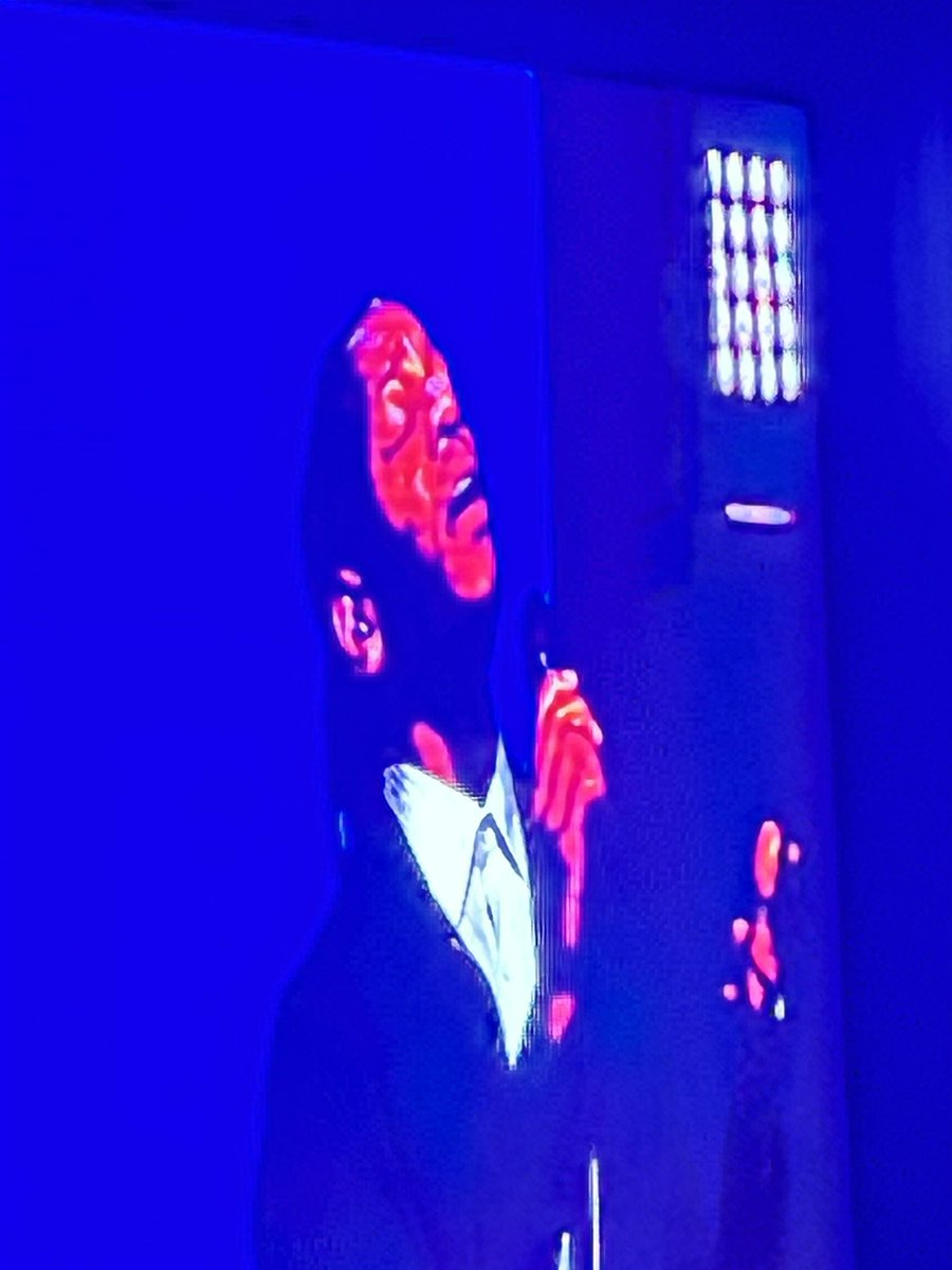 DUDE! <a href="/Chrisbluelive/">Chris Blue</a> I voted for you on <a href="/NBCTheVoice/">The Voice</a> and then I saw you tonight with <a href="/Gaithermusic/">Gaither Music</a> at #SWBC2025! 

Thanks for the worship this evening with <a href="/CopelandNetwork/">Kenneth Copeland</a>. Totally remember that gospel soul of yours.