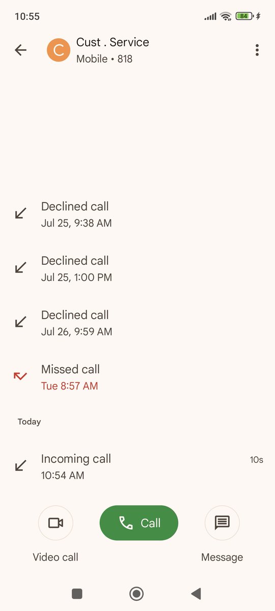 selinalang's tweet photo. @myXL @myXLCare please ini scam kah ? Selalu aku decline tp sekalinya aku angkat hening, gak kefilter block setting krn 3 digit number aja. https://t.co/bhZPAj9WEk