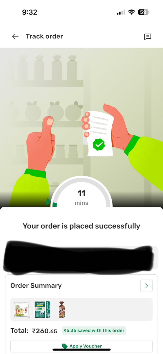 swapnadkhade's tweet photo. @bigbasket_com after waiting 45 mins still shows 11 mins and then delayed. If you can't complete order in given time then why are you accepting orders? #PoorService https://t.co/Gbij3lRTzH