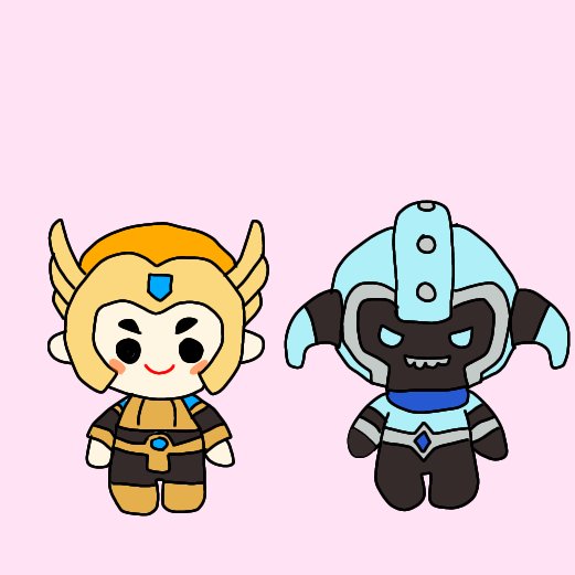 1941388970

#ローモバ
#アトチャレ68
守護騎士＆死の騎士 ミニぬいぐるみキーホルダー可愛すぎて欲しすぎる！