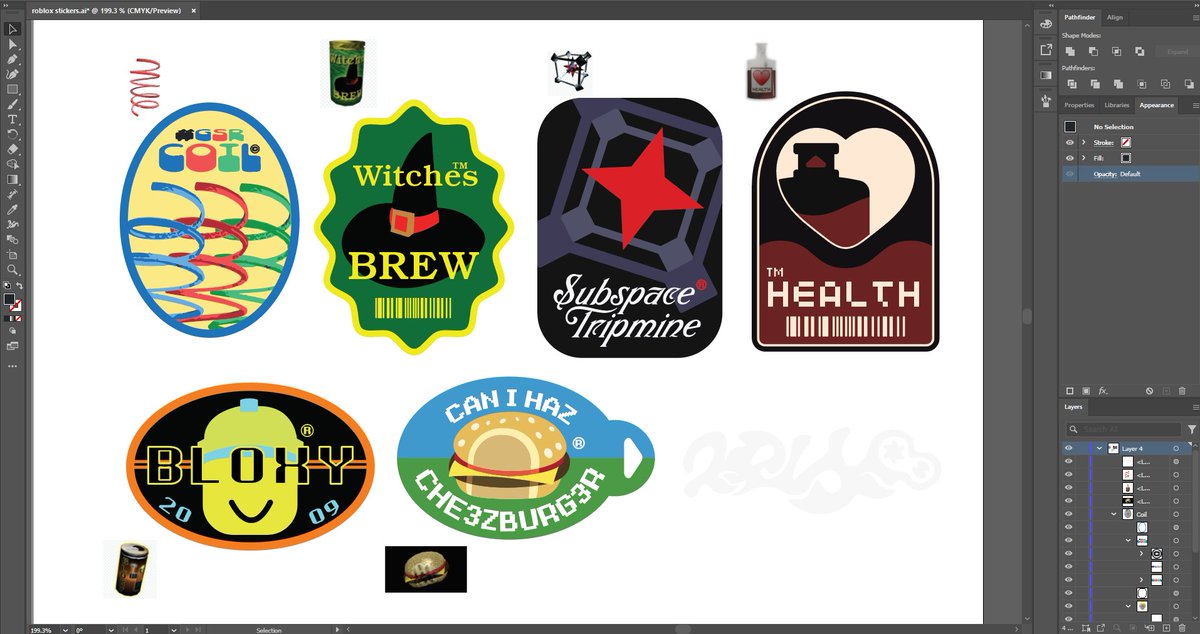 roblox gear fruit stickers #roblox #robloxart