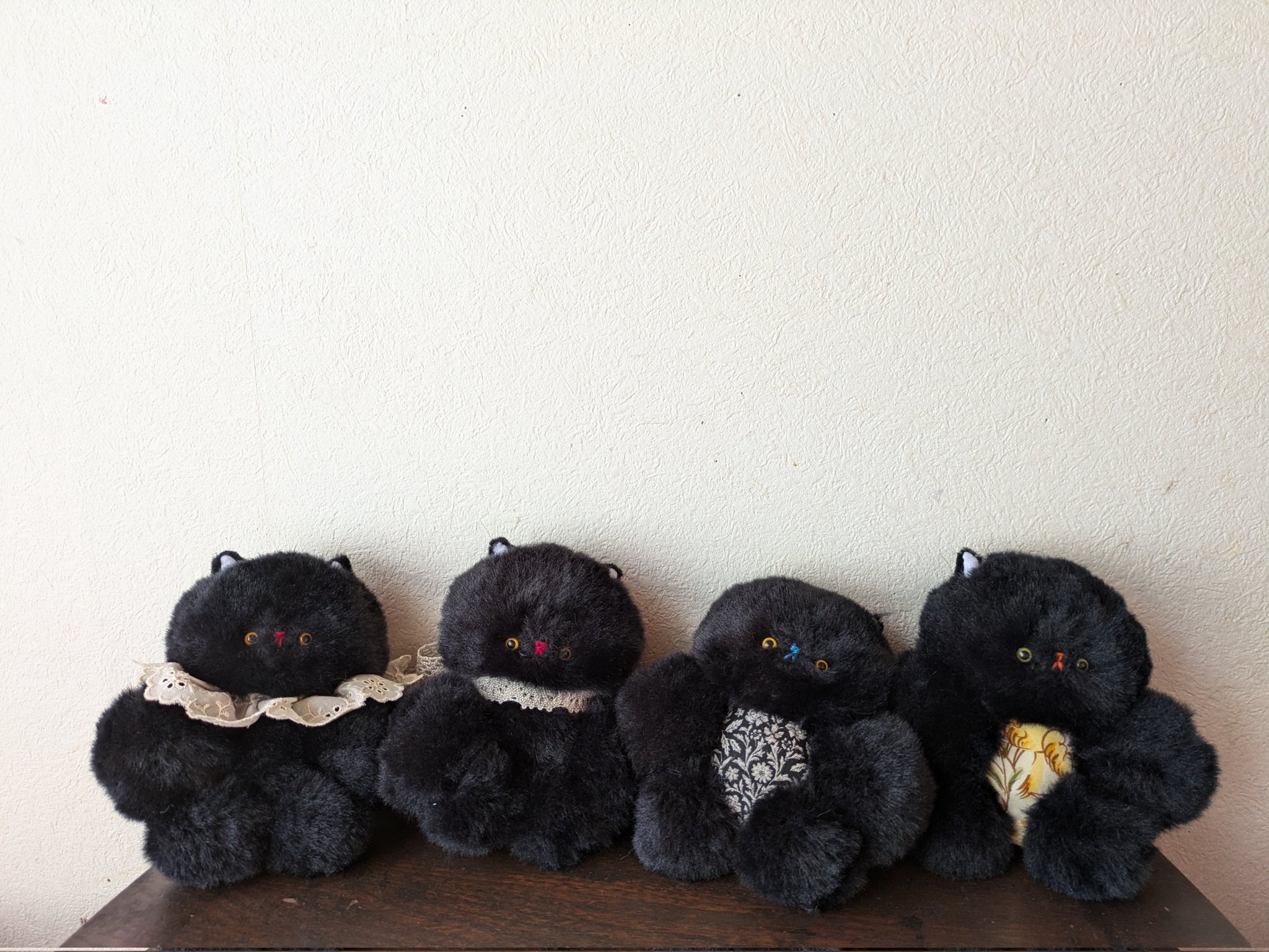 作家様 アートドール 黒猫 ミヤタ ケイコ さま 作家様 アートドール 黒