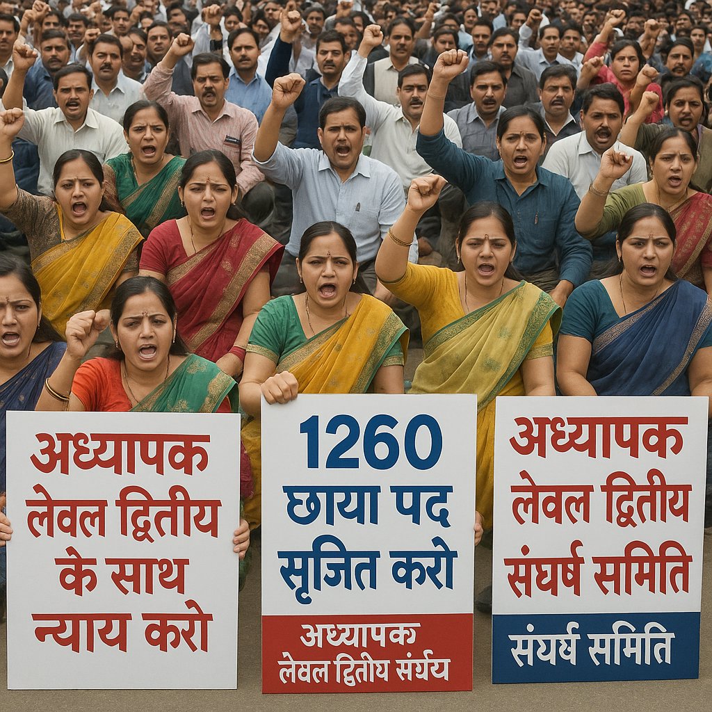 gaurav Sharma (@o_master_g) on Twitter photo मांग जो मजबूत है
#L2_छाया_पद_सृजित_करो
अध्यापकL2 जो 22 माह से राजकीय सेवा में हैं और अब रिवाइज रिज़ल्ट से चयनितों को प्रभावित किया जा रहा है माननीय मुख्यमंत्री जी छाया पद सृजित करके चयनितों को राहत प्रदान करें 🙏<a href="/BhajanlalBjp/">Bhajanlal Sharma</a> <a href="/RajCMO/">CMO Rajasthan</a> <a href="/madandilawar/">Madan Dilawar</a> <a href="/HANUMANKISAN/">HANUMAN KISAN</a> <a href="/alokrajRSSB/">Alok Raj</a> मांग जो मजबूत है
#L2_छाया_पद_सृजित_करो
अध्यापकL2 जो 22 माह से राजकीय सेवा में हैं और अब रिवाइज रिज़ल्ट से चयनितों को प्रभावित किया जा रहा है माननीय मुख्यमंत्री जी छाया पद सृजित करके चयनितों को राहत प्रदान करें 🙏<a href="/BhajanlalBjp/">Bhajanlal Sharma</a> <a href="/RajCMO/">CMO Rajasthan</a> <a href="/madandilawar/">Madan Dilawar</a> <a href="/HANUMANKISAN/">HANUMAN KISAN</a> <a href="/alokrajRSSB/">Alok Raj</a>