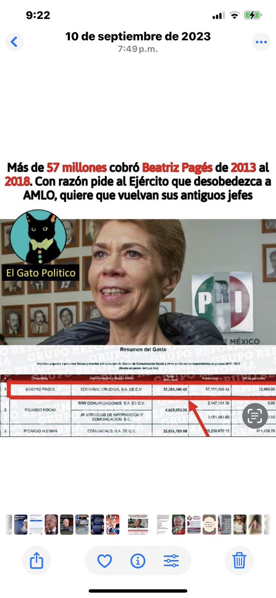 <a href="/PagesBeatriz/">Beatriz Pagés</a> <a href="/PartidoMorenaMx/">Morena</a> Caída la que te toco a ti, se te acabo la lana 👇👇👇