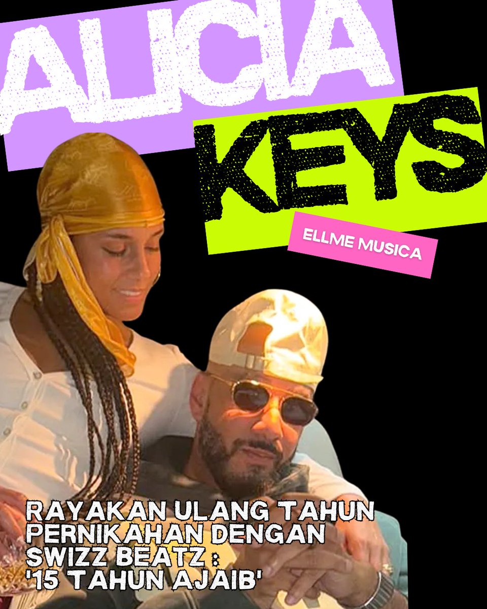 ellmemusica's tweet photo. Pasangan ini menikah pada tahun 2010 dan sekarang memiliki dua anak bersama — selain tiga anak Beatz dari hubungan sebelumnya

"Wow ketika 15 tahun terasa seperti 5 tahun," tulis Beatz dalam penghormatan kepada Keys https://t.co/k6SvzCbjsb