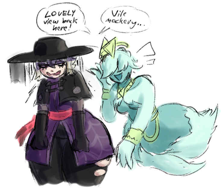 hey, she's being sincere!!
