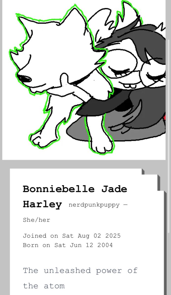 Profile!! Btw if you drew this picture of me and bec when I did the sahcon panel let me know so I can credit your lovely work <3