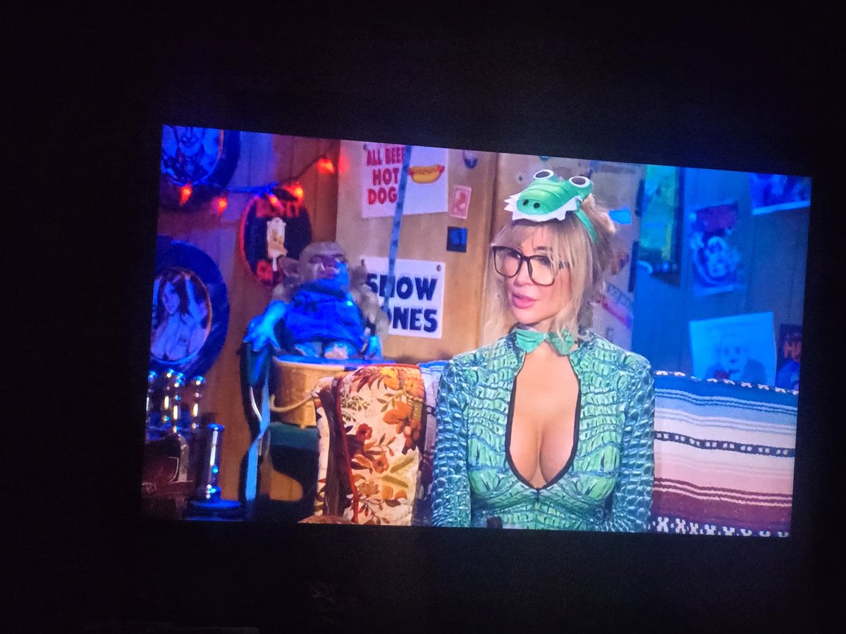 Marcy Wasylenka (@marcywasylenka) on Twitter photo The set this episode looks fucking awesome. 🤘🏻🐊
<a href="/therealjoebob/">Joe Bob Briggs</a>
<a href="/kinky_horror/">Diana “Darcy the Mail Girl” Prince 🤠💌</a>
<a href="/Shudder/">Shudder</a>
<a href="/TheMutantFam/">The Mutant Fam</a>
#TheLastDriveIn
#Crocodile The set this episode looks fucking awesome. 🤘🏻🐊
<a href="/therealjoebob/">Joe Bob Briggs</a>
<a href="/kinky_horror/">Diana “Darcy the Mail Girl” Prince 🤠💌</a>
<a href="/Shudder/">Shudder</a>
<a href="/TheMutantFam/">The Mutant Fam</a>
#TheLastDriveIn
#Crocodile