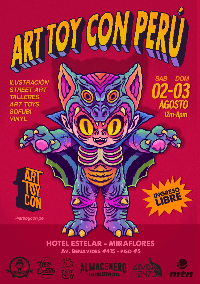 Wagner Rojas (@wagnerrojas6) on Twitter photo Esculpi un "Oni Daruma" para el evento de mañana:
Art Toy Con
El desarrollo fué rápido y espontáneo, he dejado algunas partes sin pulir para hacerlo más "divertido".
Mañana podrán verlo terminado.
#oni #daruma Esculpi un "Oni Daruma" para el evento de mañana:
Art Toy Con
El desarrollo fué rápido y espontáneo, he dejado algunas partes sin pulir para hacerlo más "divertido".
Mañana podrán verlo terminado.
#oni #daruma