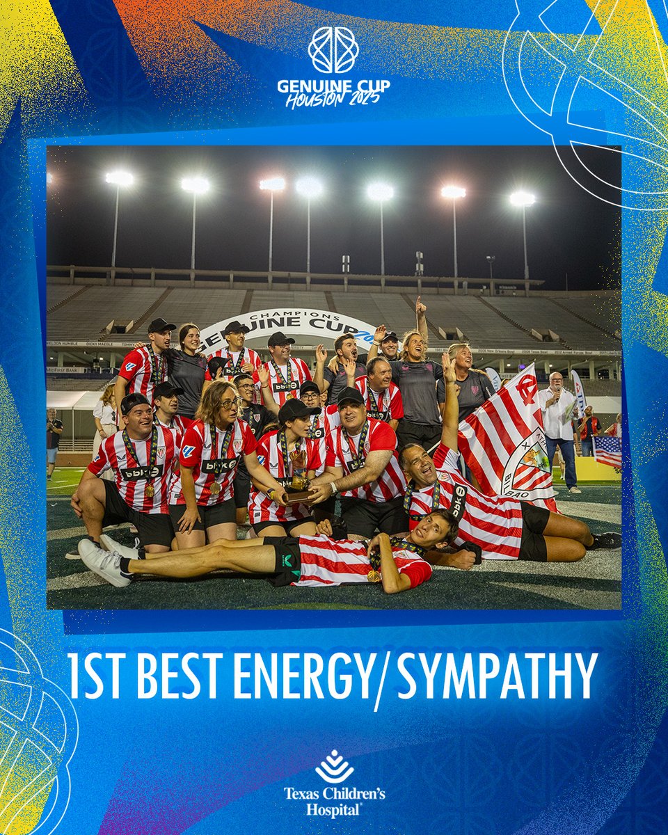 Genuine World Cup (@genuinewc) on Twitter photo Congratulations to the <a href="/AthleticClub/">Athletic Club</a> , 1st best energy/sympathy team of the 2025 #GenuineCup.
#GCH2025 | #TheGenuineWorld |<a href="/TexasChildrens/">Texas Children's</a> Congratulations to the <a href="/AthleticClub/">Athletic Club</a> , 1st best energy/sympathy team of the 2025 #GenuineCup.
#GCH2025 | #TheGenuineWorld |<a href="/TexasChildrens/">Texas Children's</a>