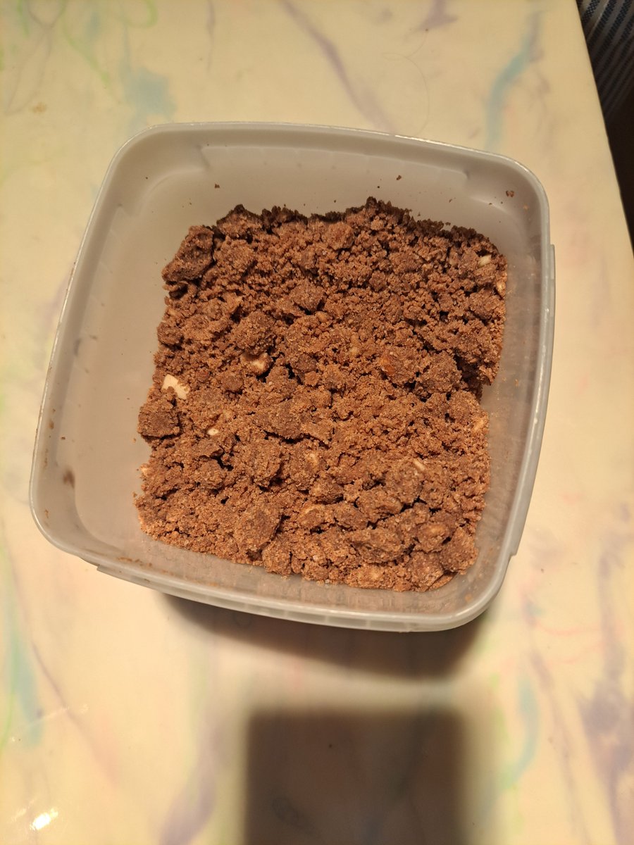 maxinbjohn's tweet image. Enjoying Panjiri shared by a Punjabi friend. Really good with moderate sweetness.