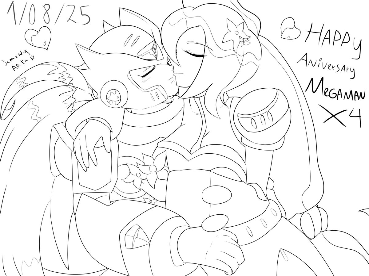 ArtLemony's tweet image. Happy aniversary Megaman x 4 💖🥳🥰💙🌼🌸

#megamanx #ロックマンX4 #アイリス #rockmanx4  #couple #wip #digitalart #fanart #Megamanx4 #drawing #zero