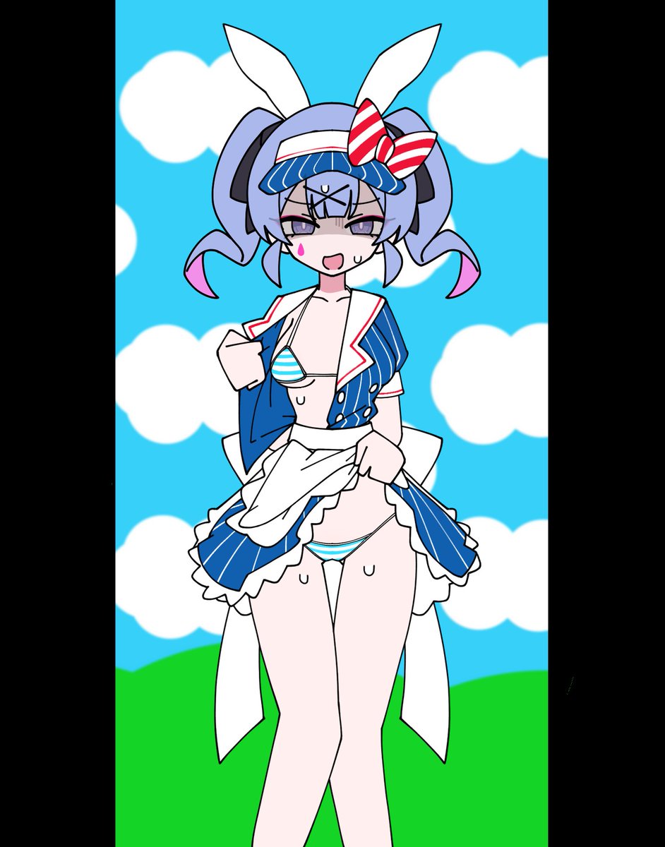 これはえっちな格好してる娘が逆に可愛い格好をさせられて照れてる顔大好き侍による🍥風🐰🕳️39さん 